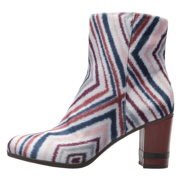 Dr. Scholl's Original Collection Darcia Boots Printed Velvet Zebra Size 6 - Picture 1 of 15